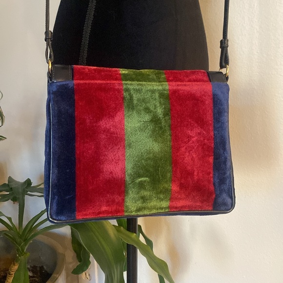 Roberta di Camerino cross body Multicolor velvet leather - Picture 3 of 17